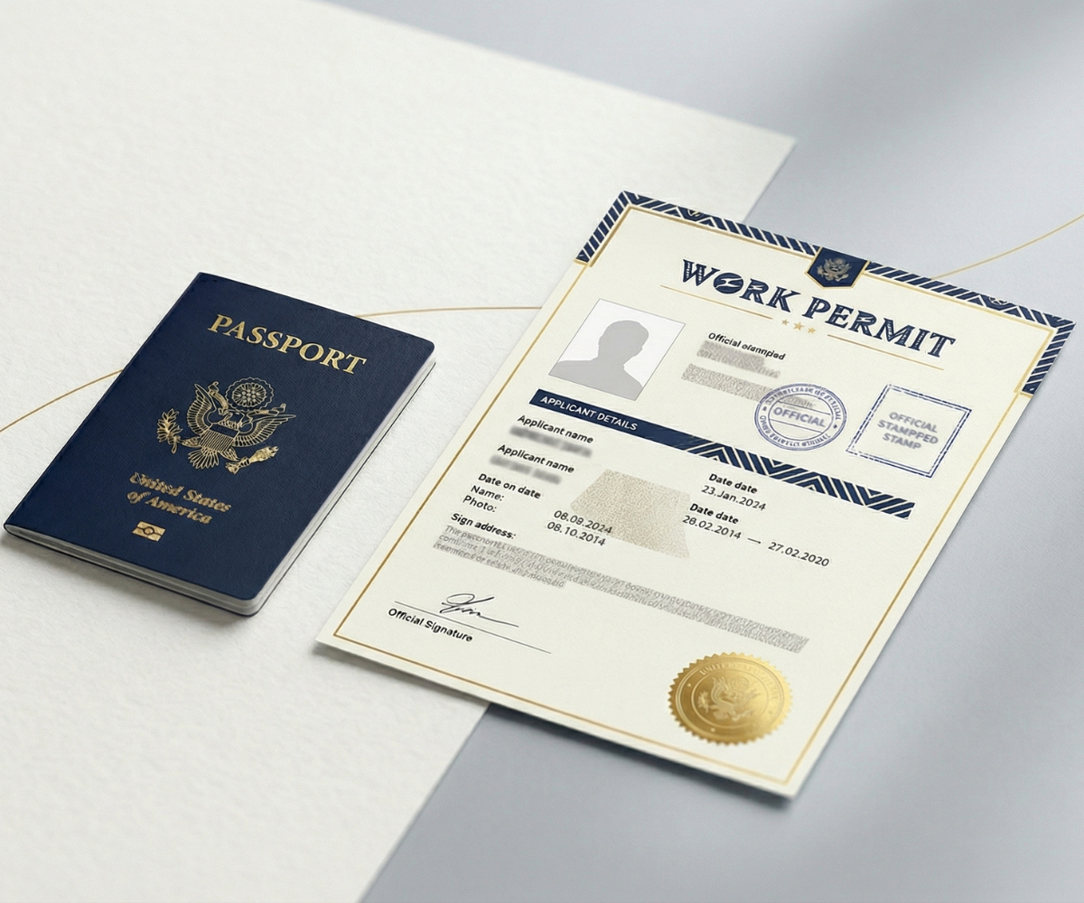 บริการขอใบอนุญาตทำงานและวีซ่าสำหรับชาวต่างชาติ (Work Permit & Visa)