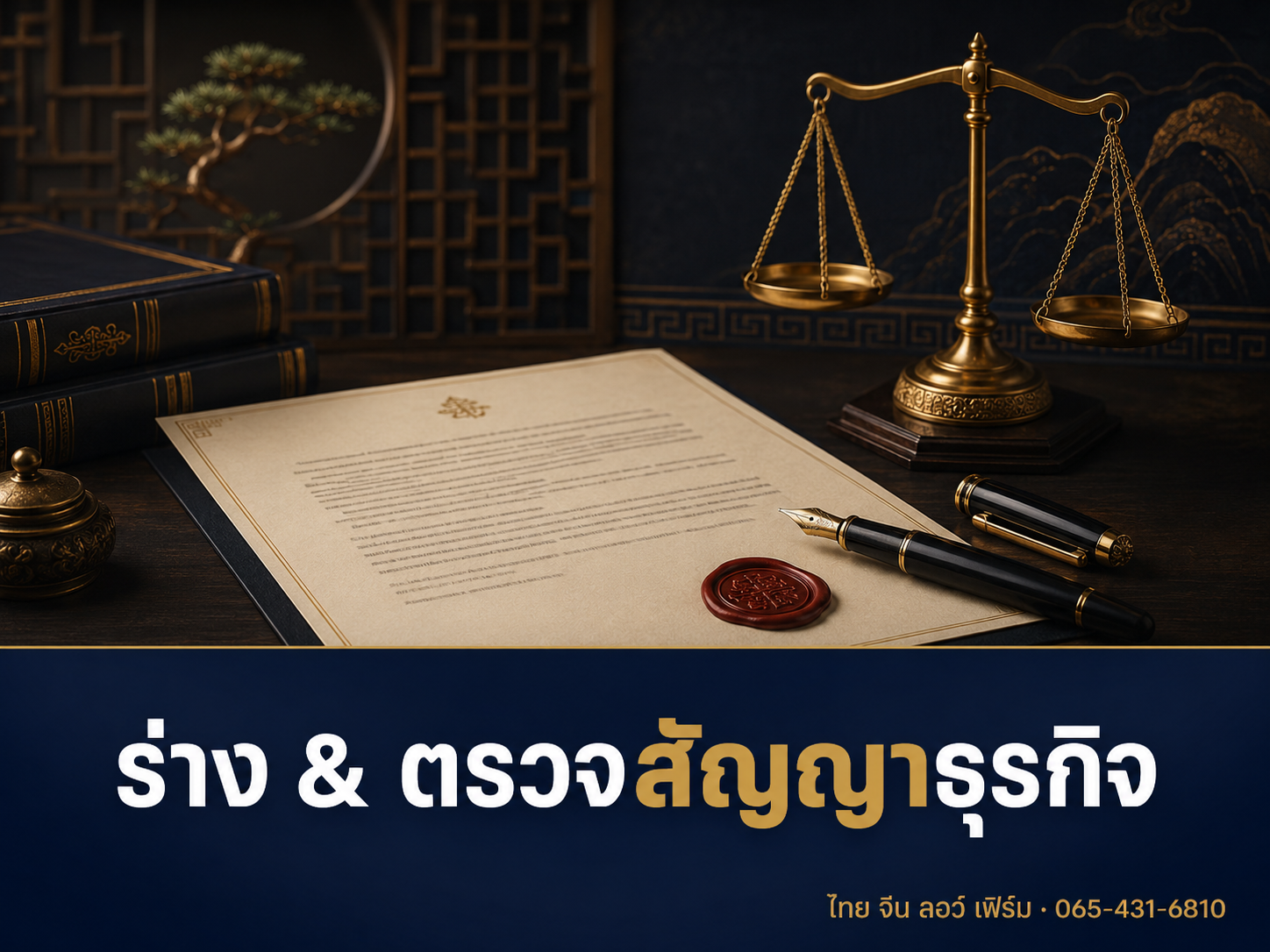 คู่มือร่างและตรวจสัญญาธุรกิจ ฉบับสมบูรณ์ 2026