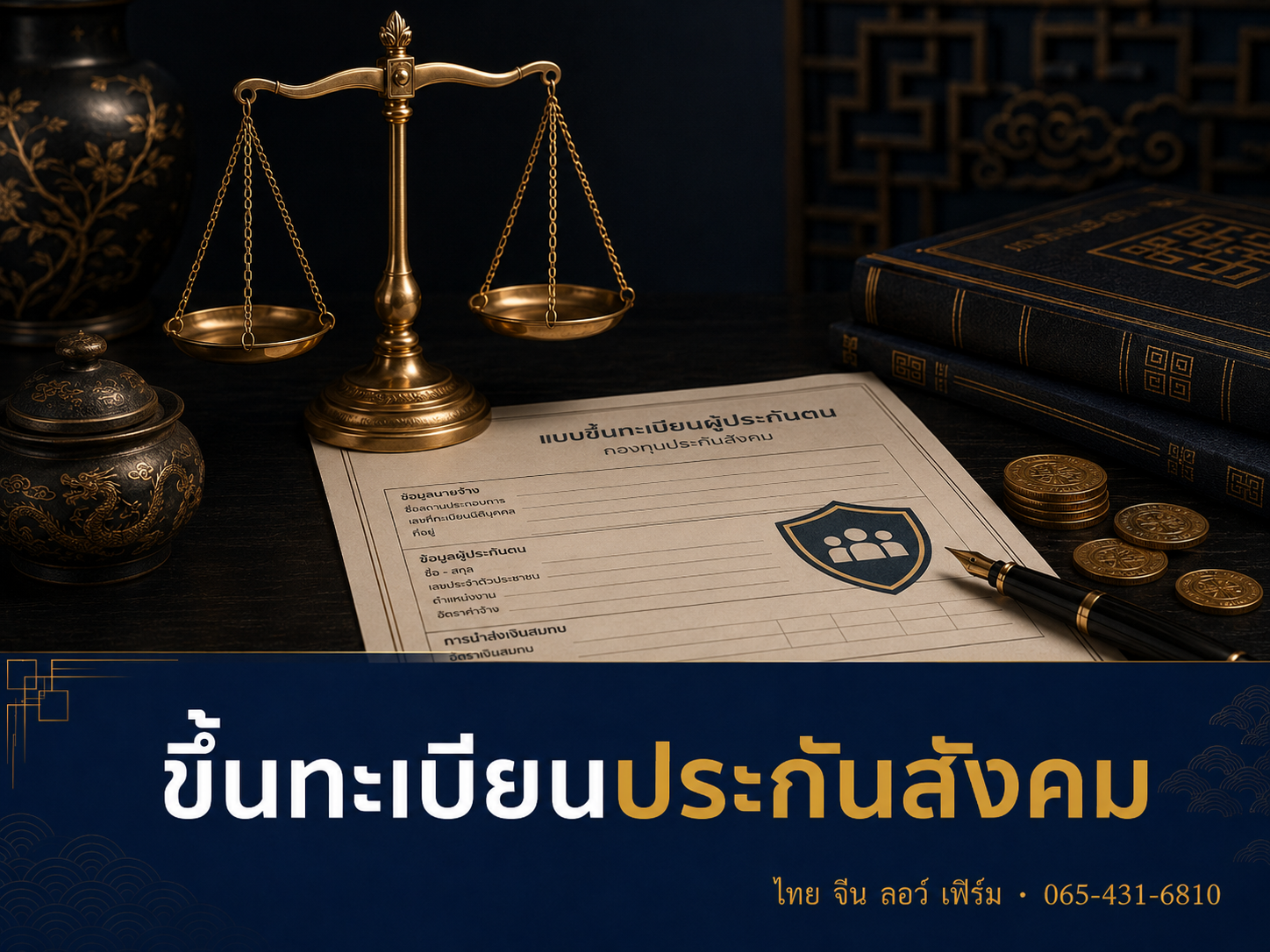 นายจ้างขึ้นทะเบียนประกันสังคม + หน้าที่ตามกฎหมาย