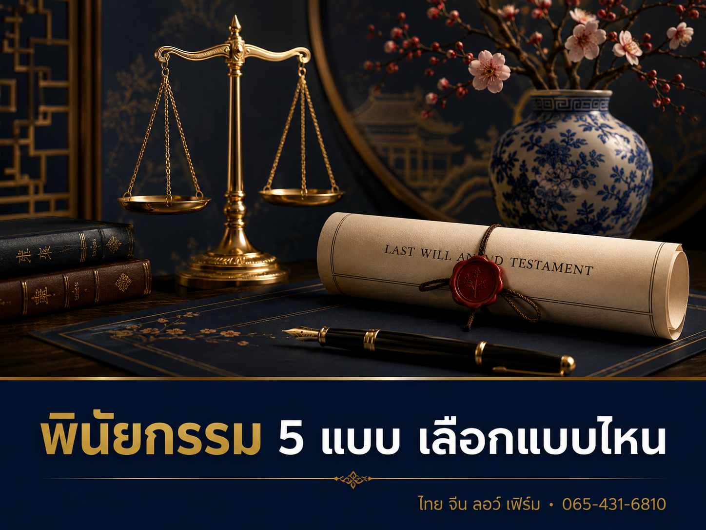 วิธีทำพินัยกรรมให้ถูกกฎหมาย: เทียบ 5 แบบ เลือกแบบไหนดี