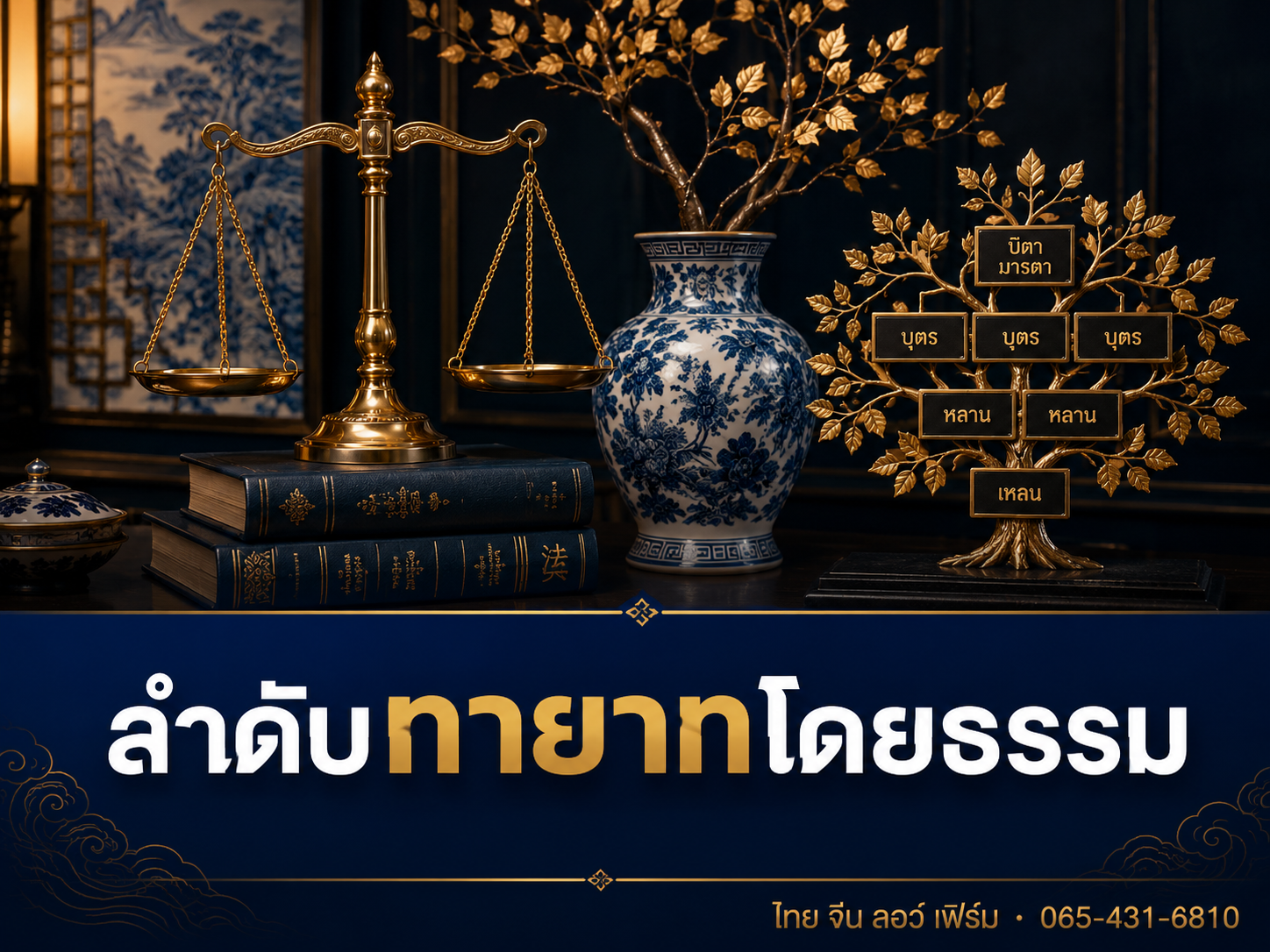 ลำดับทายาทโดยธรรม 6 ลำดับ + สิทธิคู่สมรส ใครได้มรดกก่อน