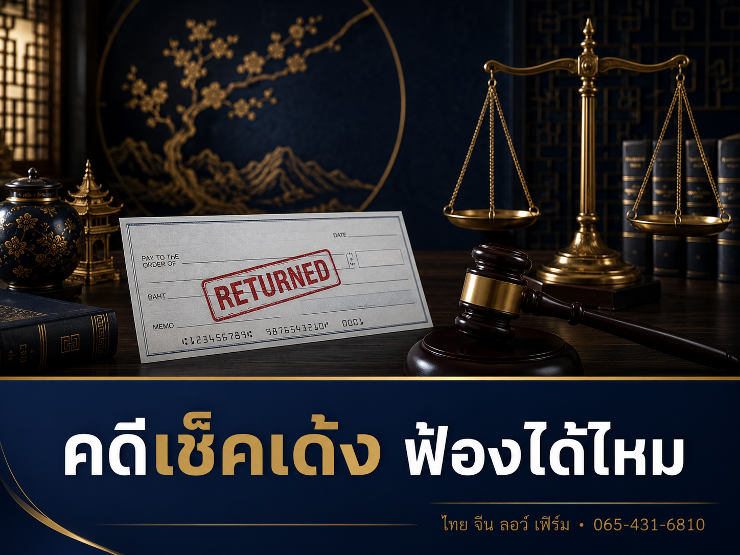 คดีเช็คเด้ง ฟ้องได้ไหม + อัปเดตสถานะยกเลิก พ.ร.บ.เช็ค