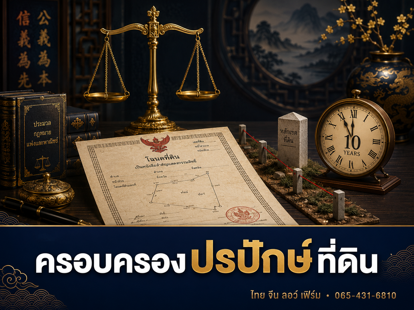 ครอบครองปรปักษ์ที่ดินมีโฉนด ครบ 10 ปีได้กรรมสิทธิ์จริงไหม