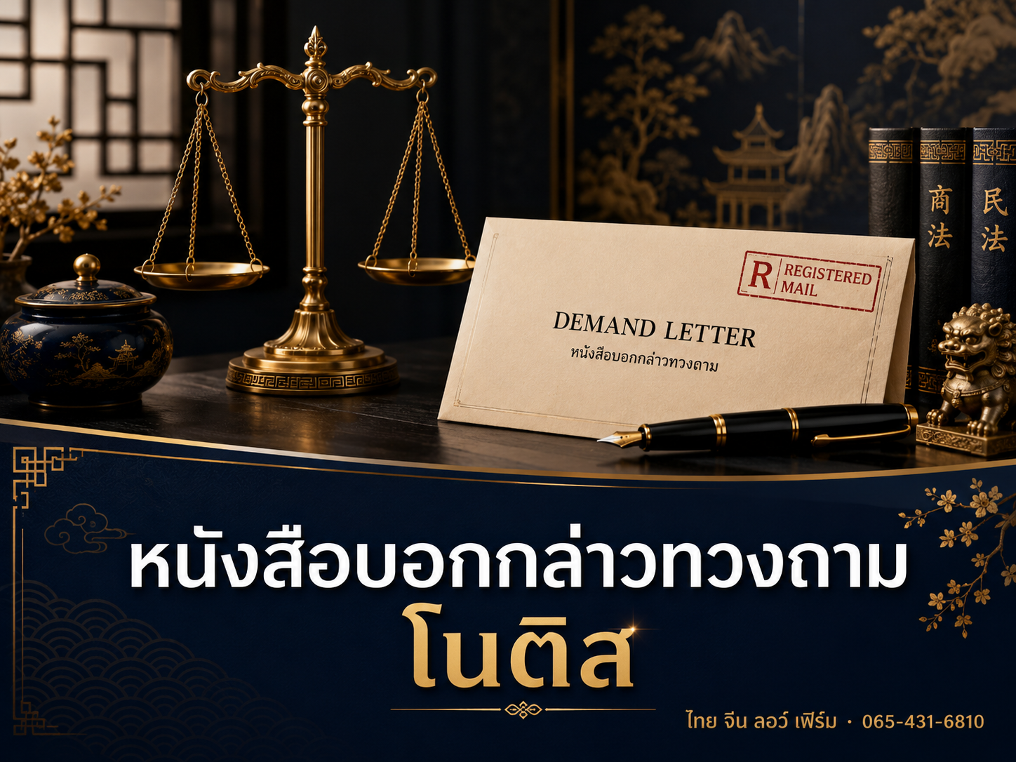 หนังสือบอกกล่าวทวงถาม (โนติส) เขียนอย่างไรให้มีผลทางกฎหมาย