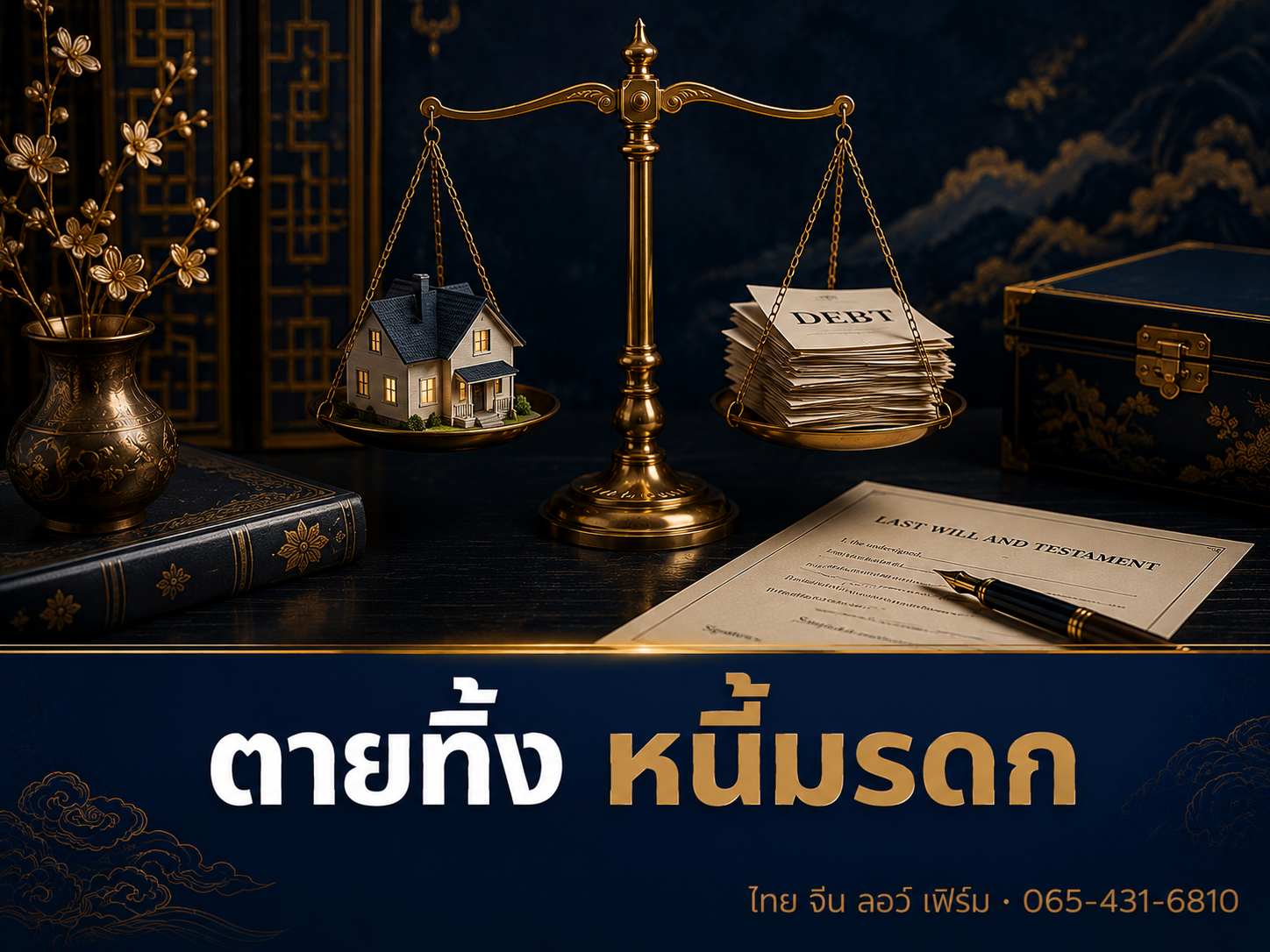 พ่อแม่ตายทิ้งหนี้ ทายาทต้องใช้หนี้แทนไหม (มาตรา 1601)