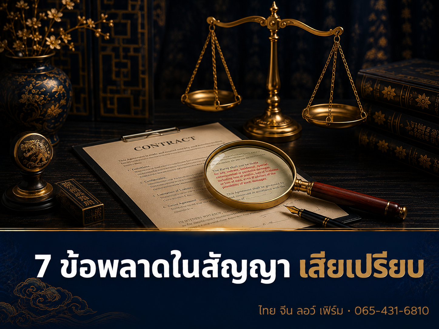 7 ข้อพลาดในสัญญาที่ทำให้เสียเปรียบ (ต้องเลี่ยง)