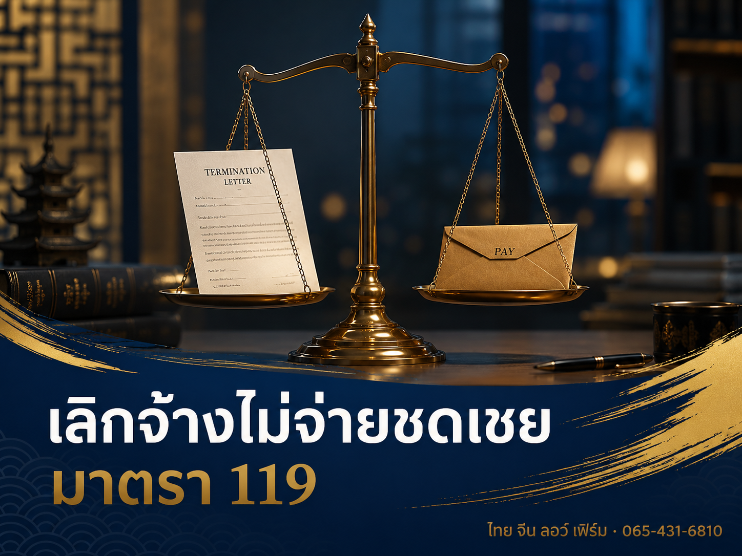เลิกจ้างไม่ต้องจ่ายค่าชดเชย 6 กรณีตามมาตรา 119