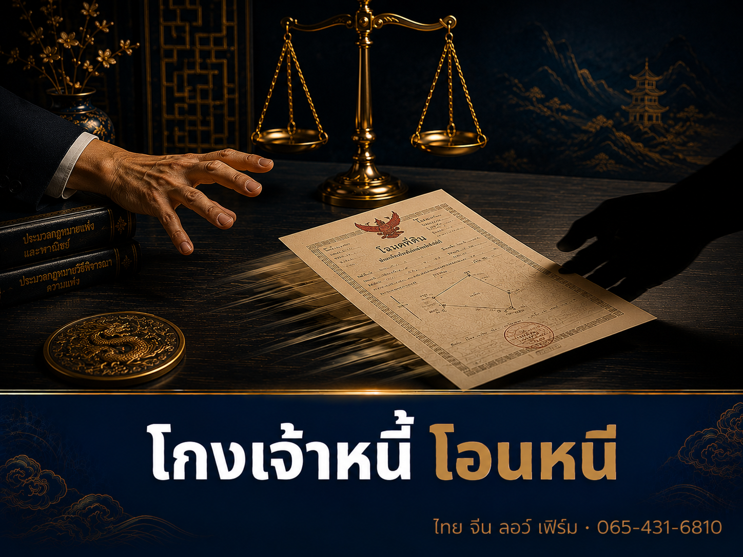 ลูกหนี้โอนทรัพย์หนีเจ้าหนี้ ผิดโกงเจ้าหนี้ไหม (ม.350)
