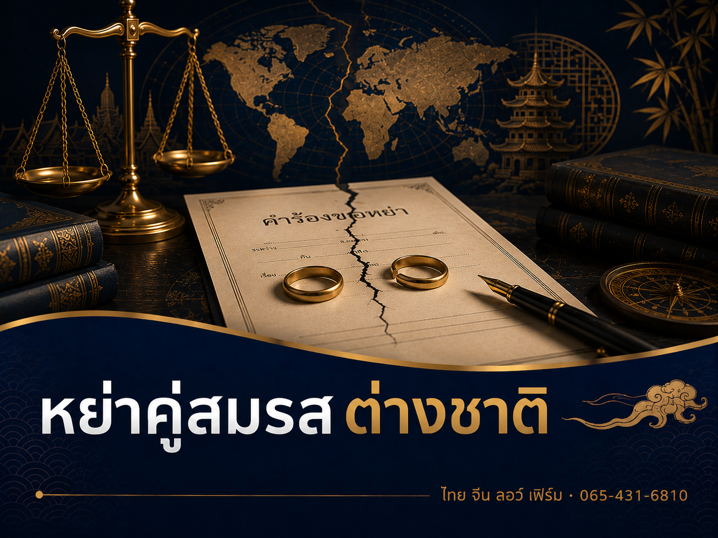 ฟ้องหย่าคู่สมรสต่างชาติในไทย ใช้กฎหมายใครตัดสิน
