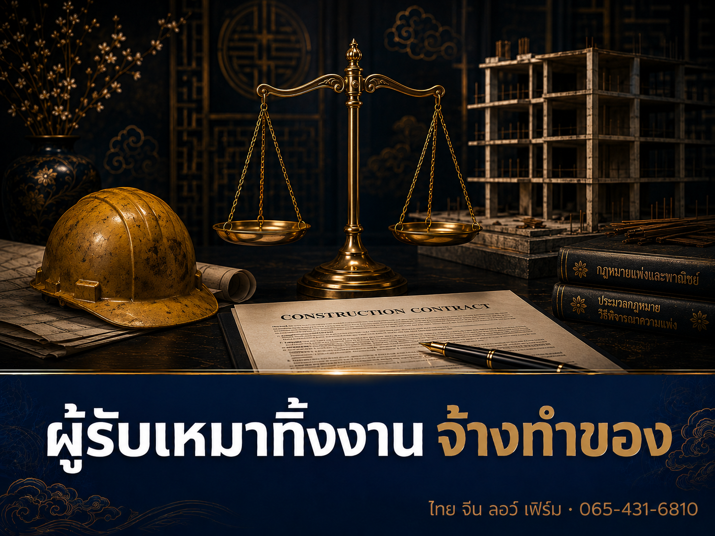 ผู้รับเหมาทิ้งงาน ทำอย่างไร (สัญญาจ้างทำของ)