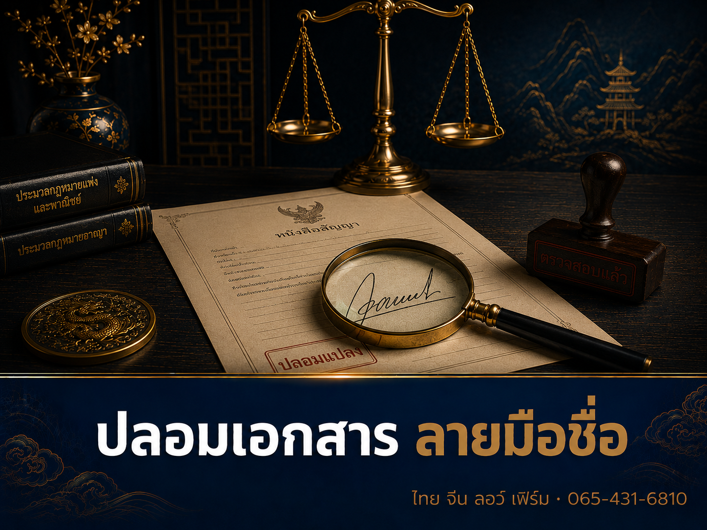 ปลอมเอกสาร-ปลอมลายมือชื่อ ในธุรกิจ ผิดอะไรบ้าง