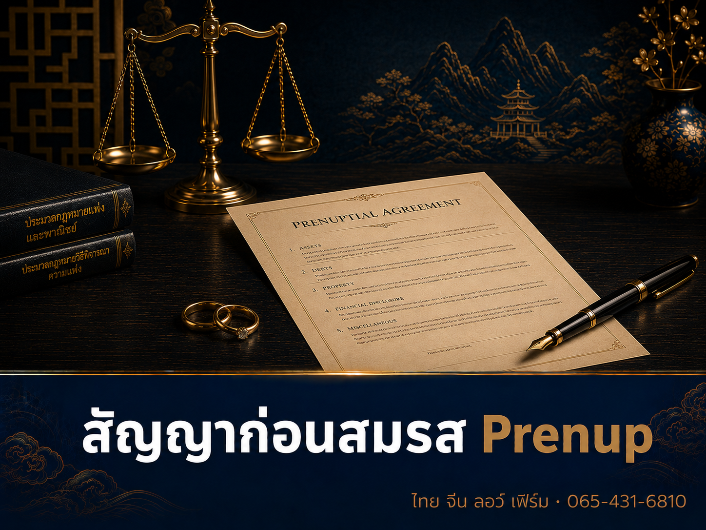 สัญญาก่อนสมรส (Prenup) ทำอย่างไรให้มีผลตามกฎหมาย