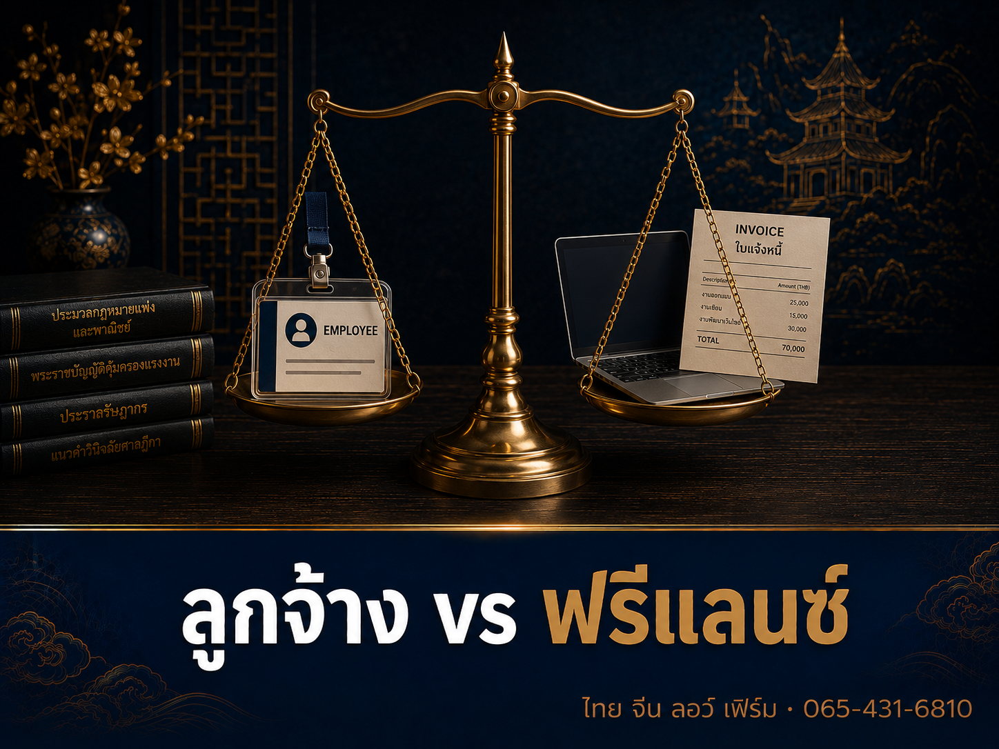 ลูกจ้าง vs ผู้รับจ้าง (ฟรีแลนซ์) นายจ้างเสี่ยงอะไร