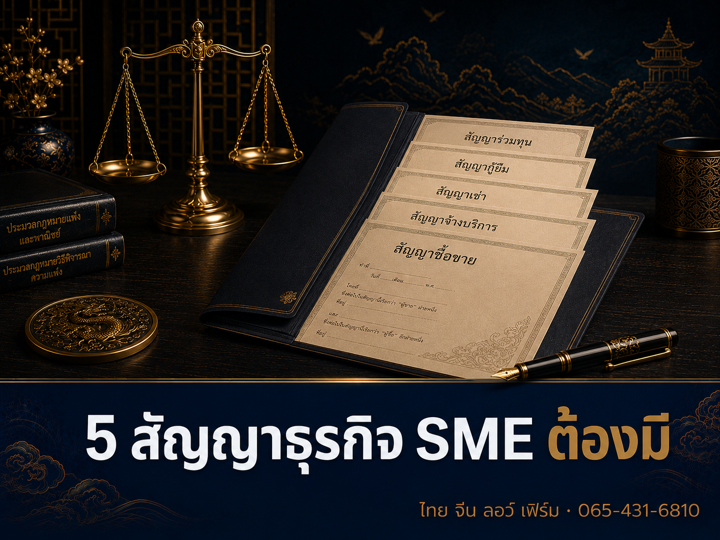 5 สัญญาที่ทุกธุรกิจ SME ควรมี (ป้องกันก่อนพิพาท)