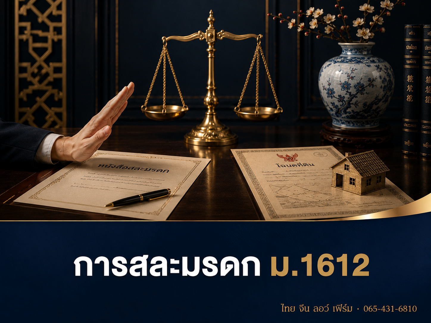 การสละมรดก ทำอย่างไร ผลเป็นอย่างไร ม.1612