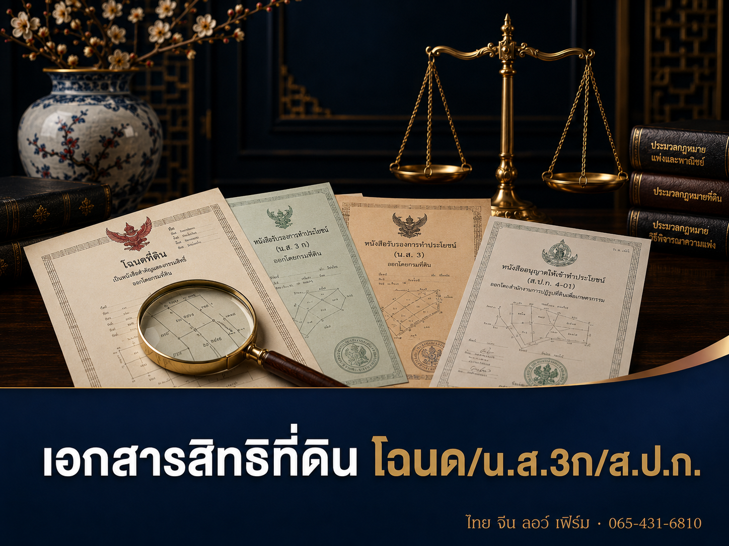 เอกสารสิทธิที่ดิน โฉนด น.ส.3ก ส.ป.ก. ต่างกันอย่างไร