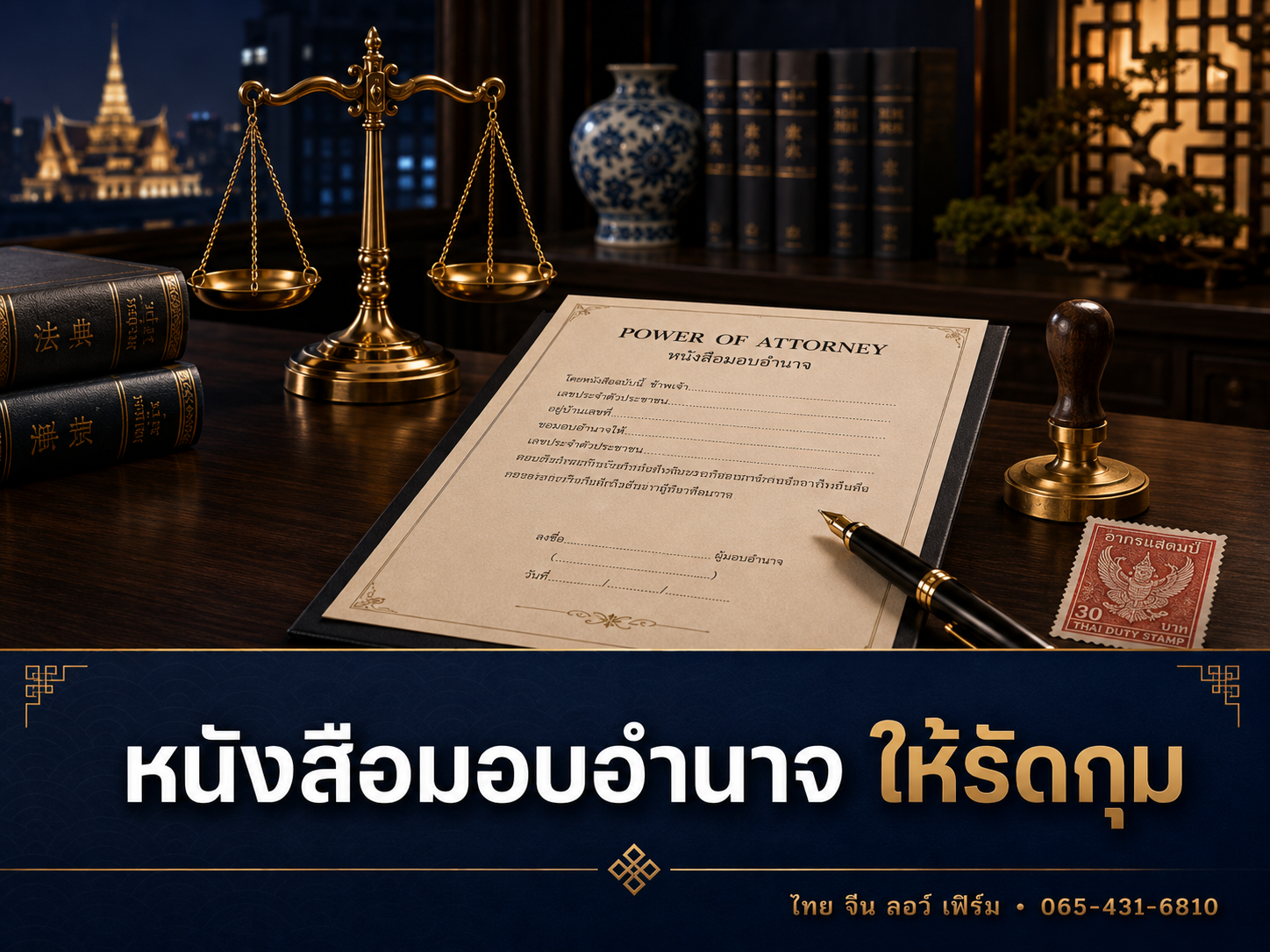 หนังสือมอบอำนาจ เขียนอย่างไรให้รัดกุม ปลอดภัย