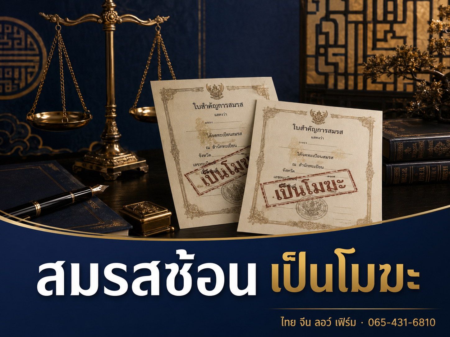 จดทะเบียนสมรสซ้อน เป็นโมฆะ สิทธิคู่สมรส-บุตรเป็นอย่างไร