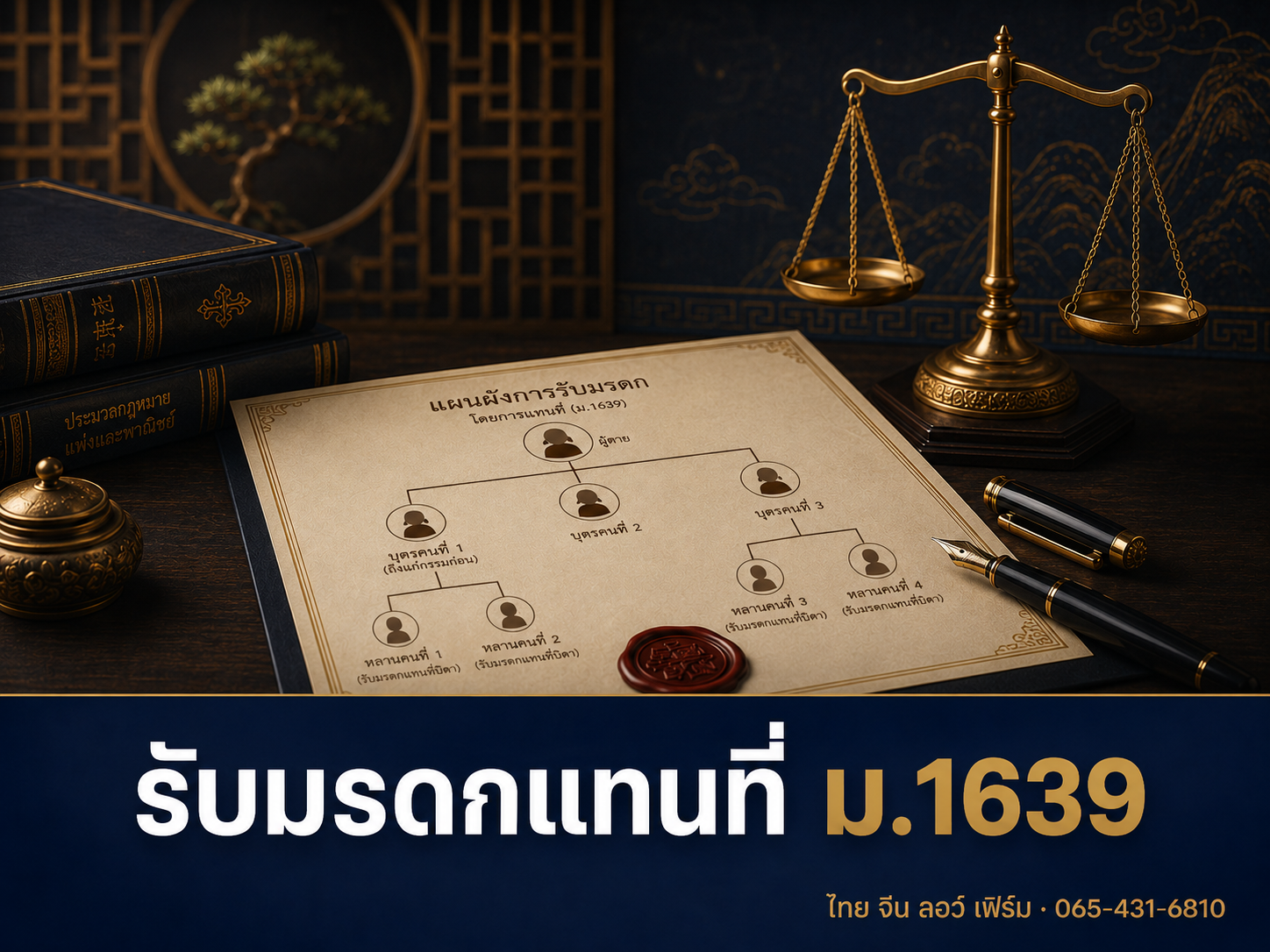 รับมรดกแทนที่ หลานได้มรดกปู่ย่าแทนพ่อไหม ม.1639
