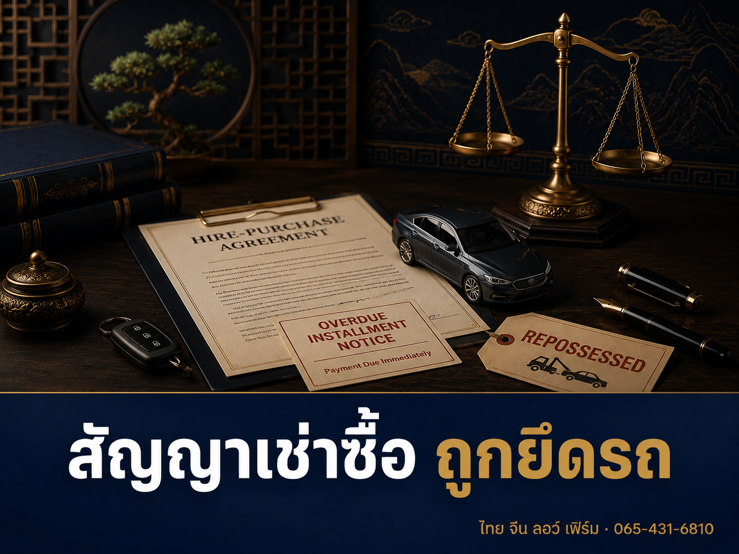 สัญญาเช่าซื้อรถ ค้างค่างวดถูกยึด สิทธิผู้เช่าซื้อ