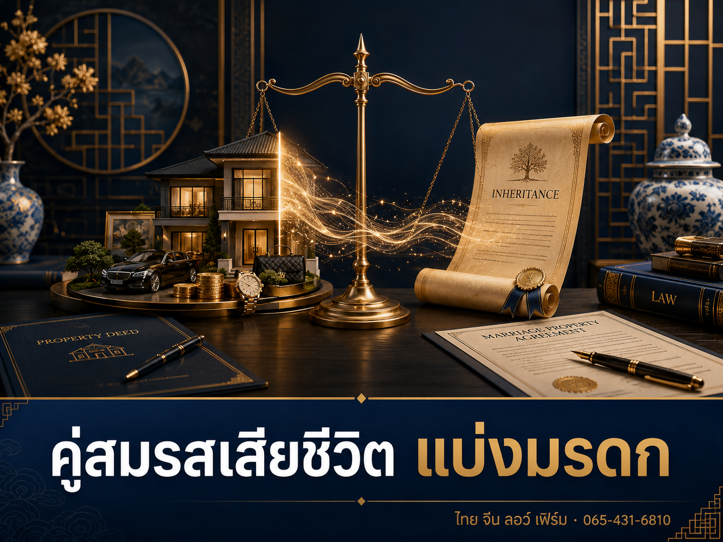 คู่สมรสตาย แบ่งสินสมรสก่อนตกทอดมรดก ม.1625