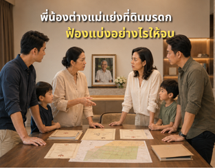 พี่น้องต่างแม่แย่งที่ดินมรดก จบอย่างไรเมื่อต้องขึ้นศาล
