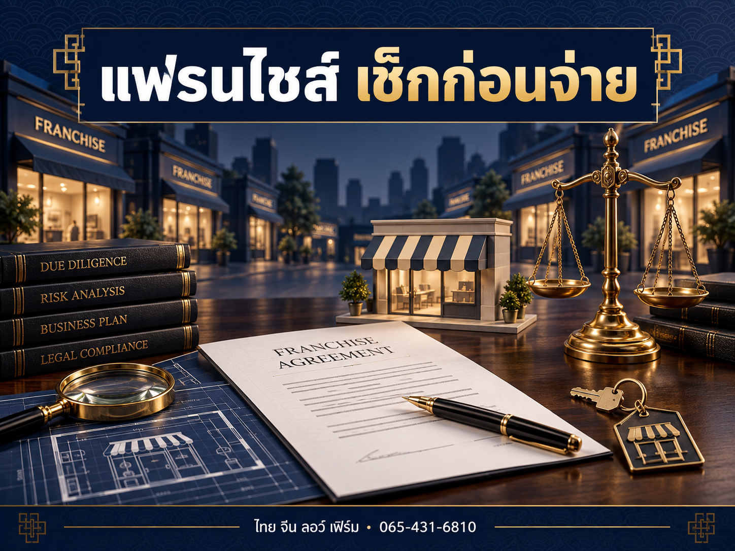 สัญญาแฟรนไชส์ ต้องตรวจอะไร ก่อนจ่ายค่าแรกเข้า