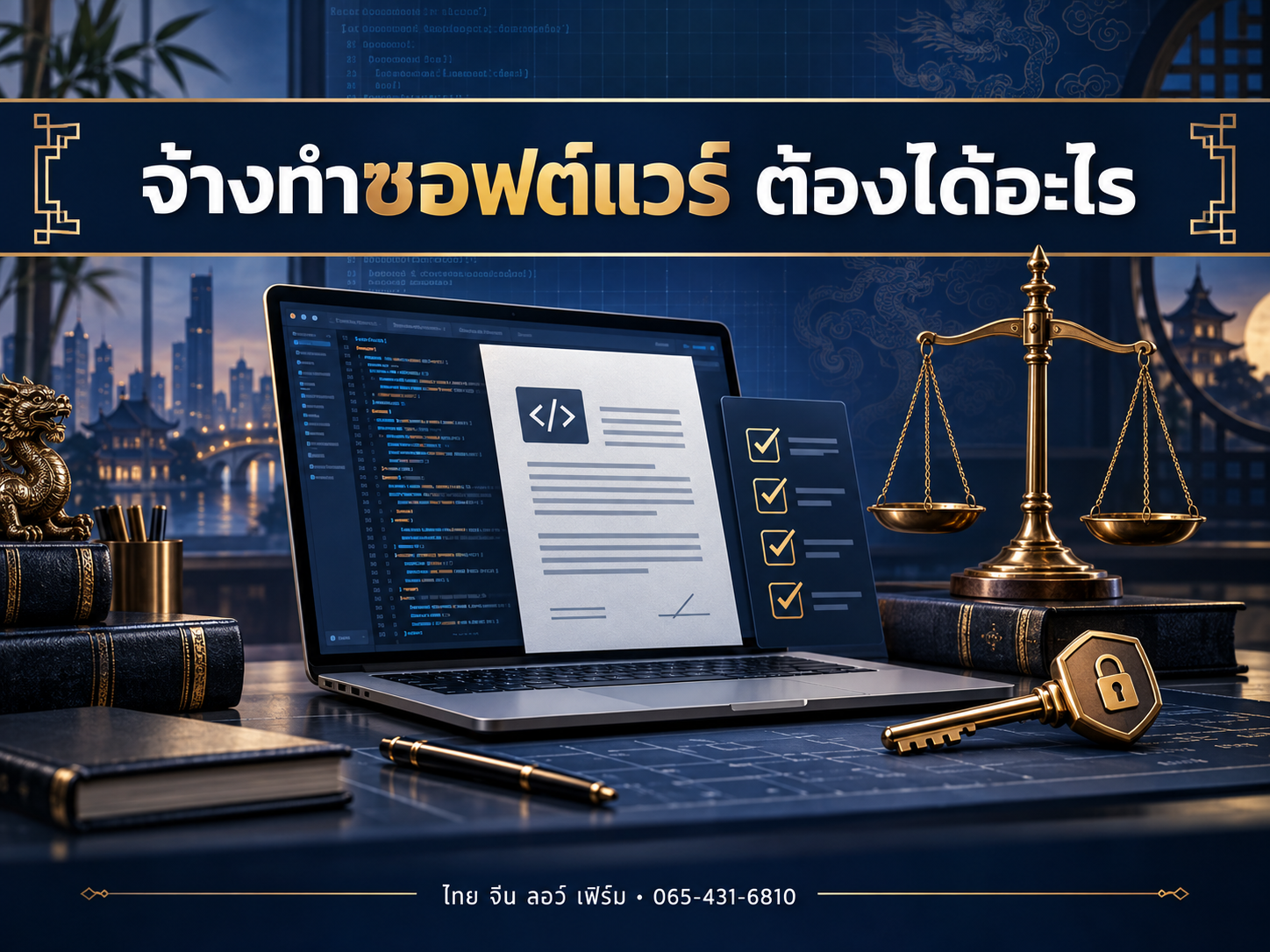 สัญญาพัฒนาซอฟต์แวร์ ต้องมีอะไร ป้องกันงานไม่ครบ