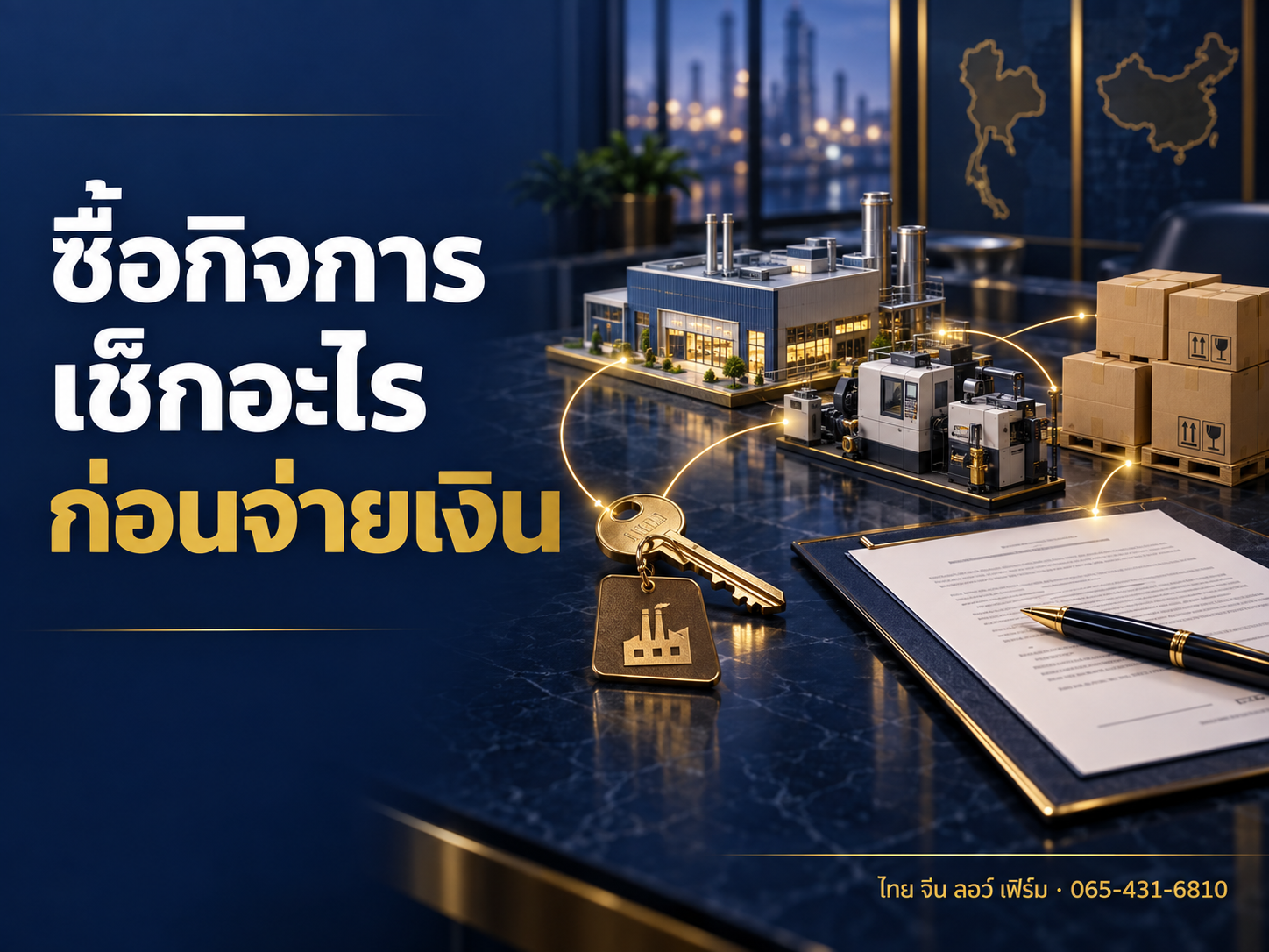 สัญญาซื้อขายกิจการ Asset Deal ต้องตรวจอะไร ก่อนจ่ายเงิน