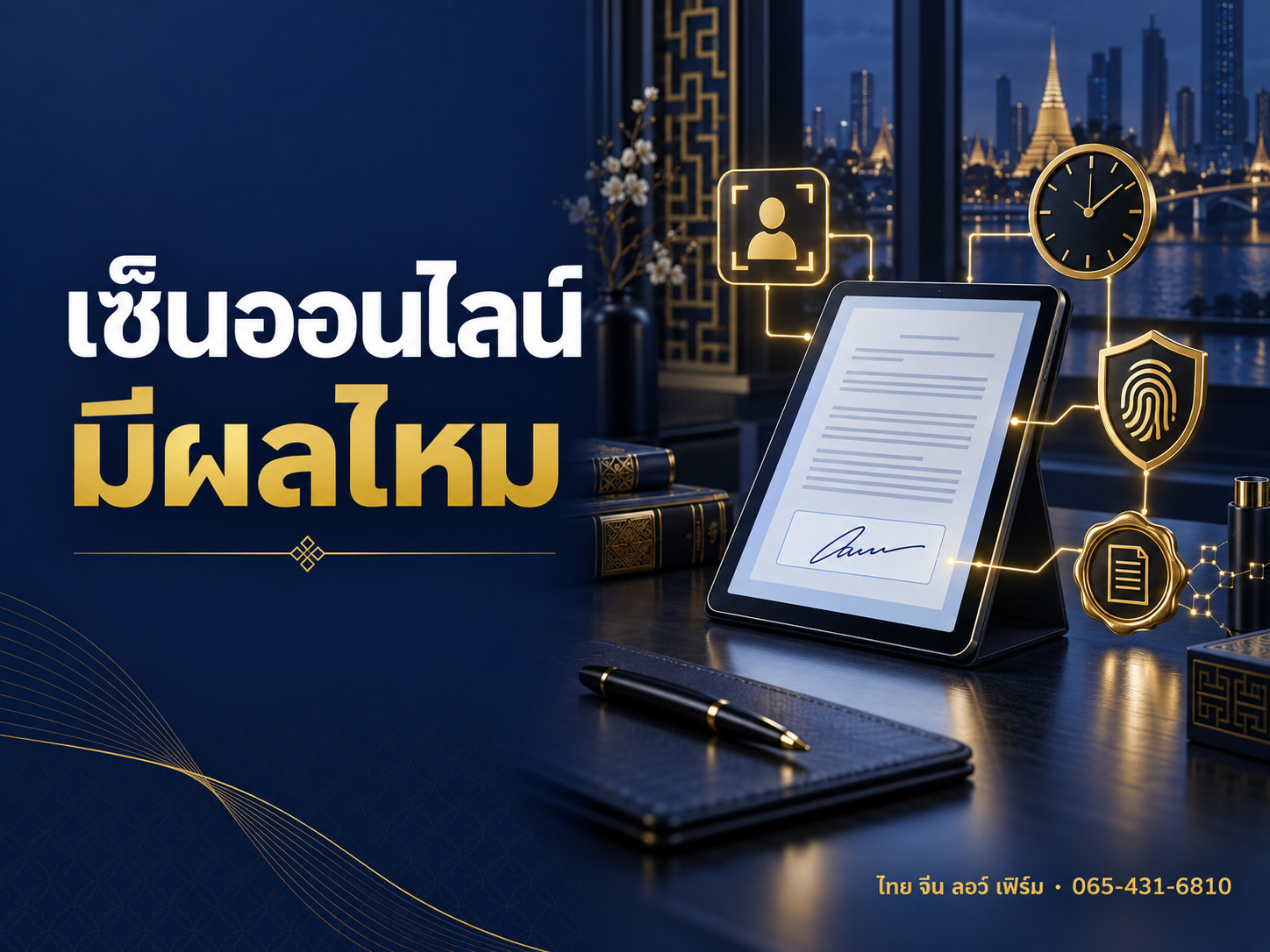 เซ็นสัญญาออนไลน์ มีผลไหม ต้องเก็บหลักฐานอะไร
