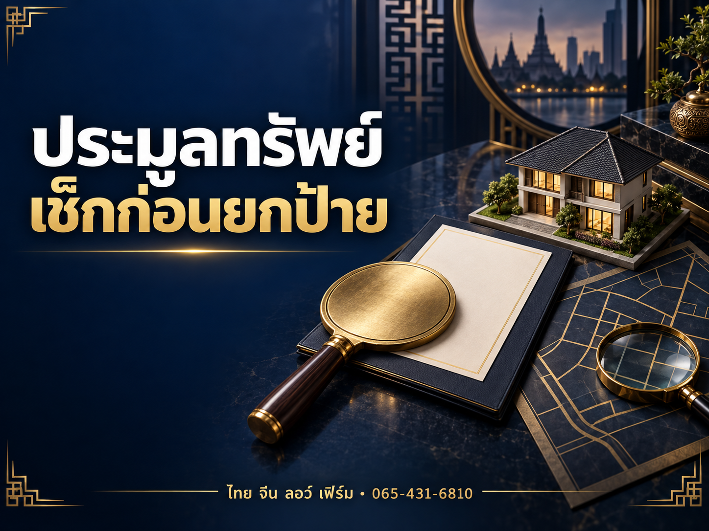 ซื้อทรัพย์ขายทอดตลาด ต้องตรวจอะไร ก่อนประมูล