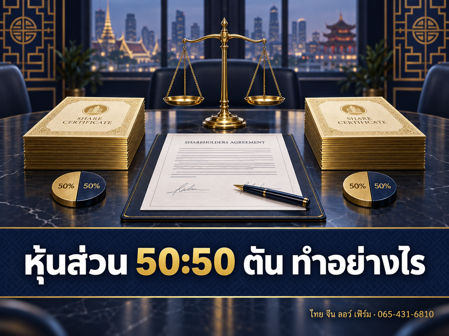 ข้อตกลงผู้ถือหุ้น ต้องมีอะไร ป้องกันหุ้นส่วนเสียงตัน
