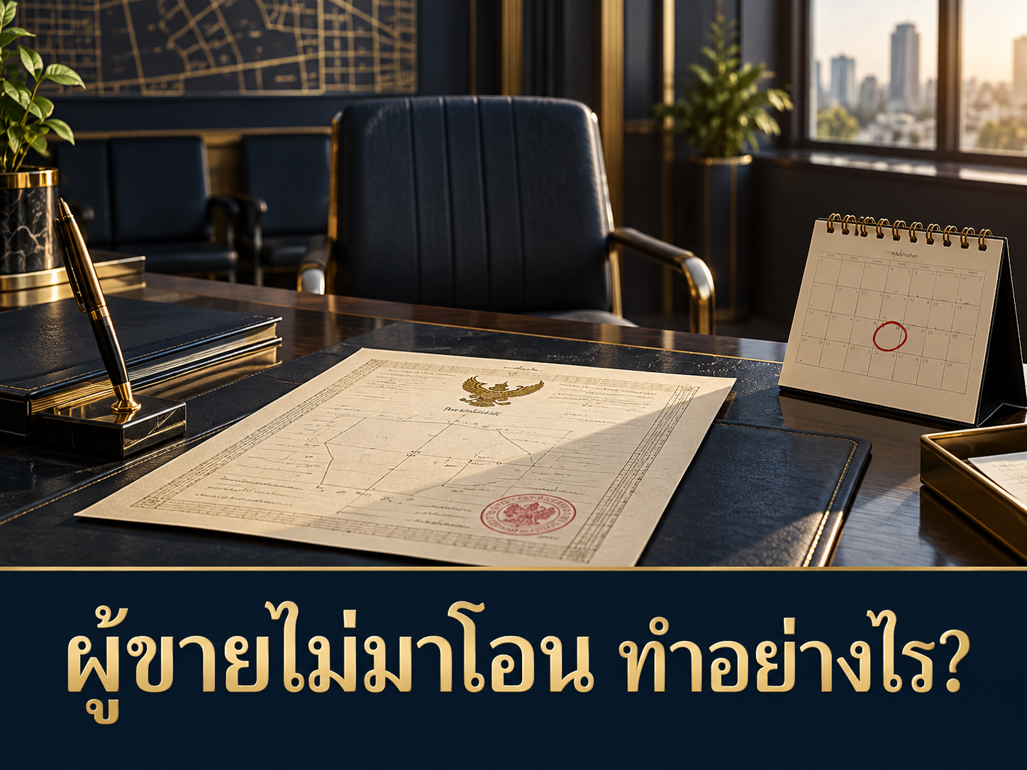 ผู้ขายไม่มาโอนที่ดินตามนัด ผู้ซื้อต้องทำอย่างไร