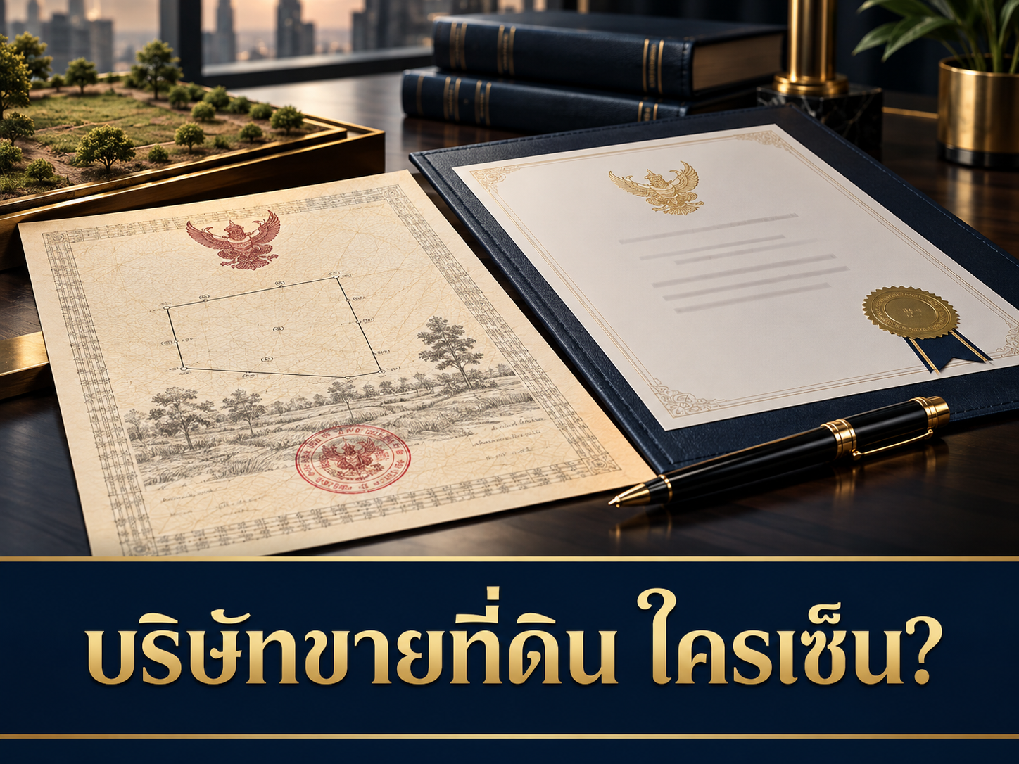 ซื้อที่ดินจากบริษัท ตรวจอำนาจคนเซ็นอย่างไร
