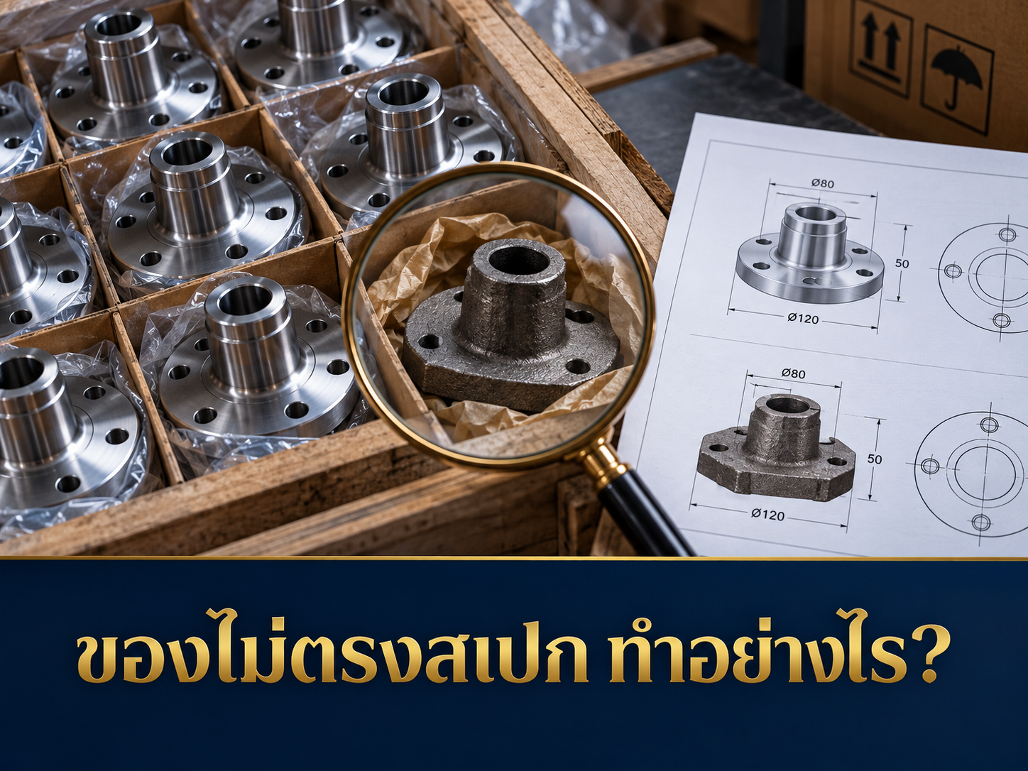 รับสินค้าไม่ตรงสเปก ต้องตรวจรับและเรียกให้แก้อย่างไร