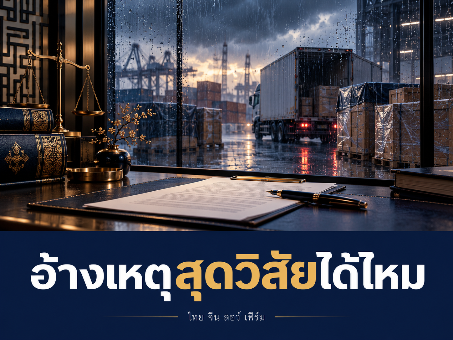 คู่ค้าอ้างเหตุสุดวิสัยส่งของไม่ได้ ต้องตรวจอะไร