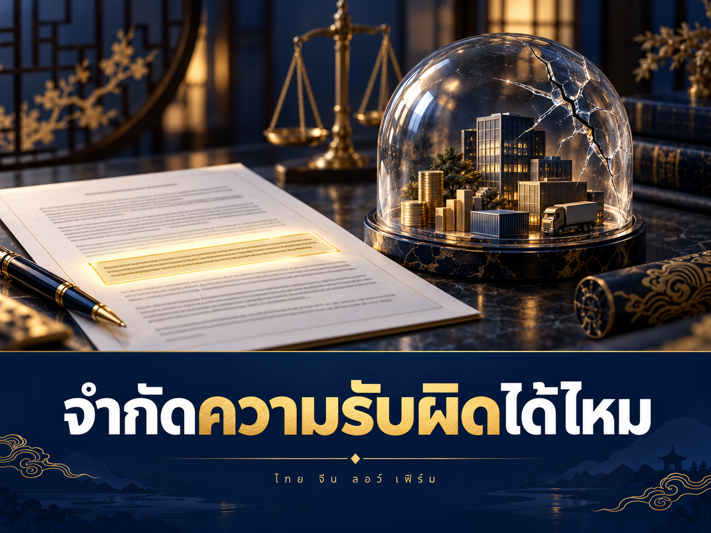สัญญาจำกัดความรับผิด คู่ค้าทำเสียหายเรียกได้แค่ไหน