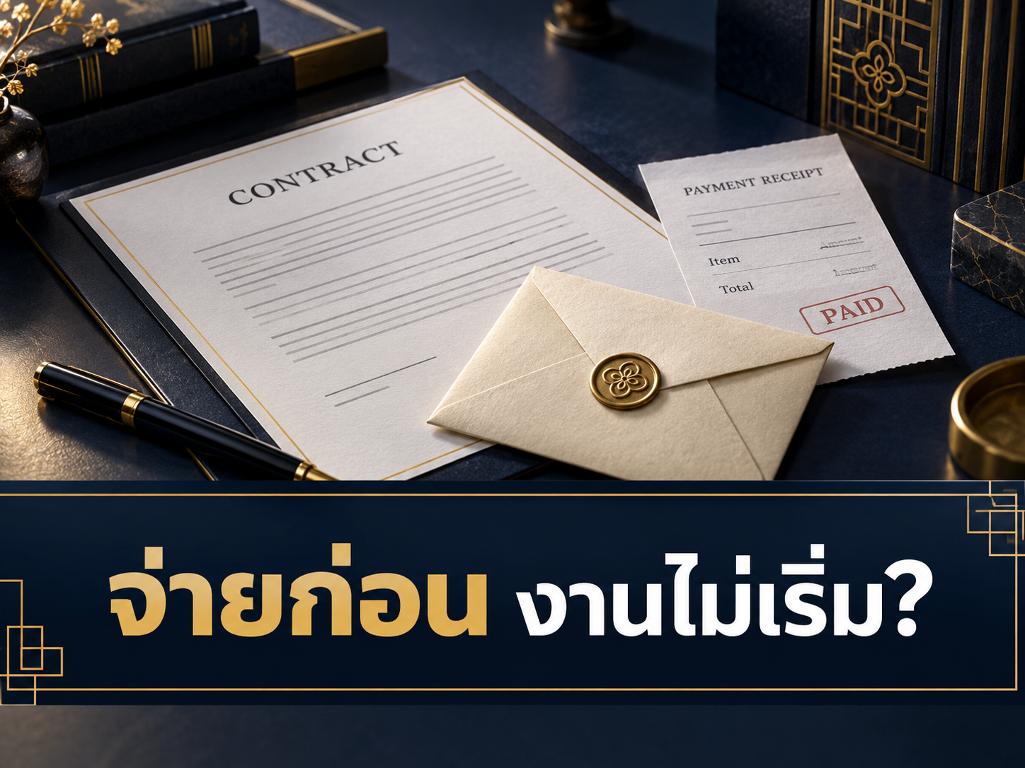 จ่ายเงินล่วงหน้าก่อนเริ่มงาน เขียนสัญญาอย่างไรให้ขอคืนได้