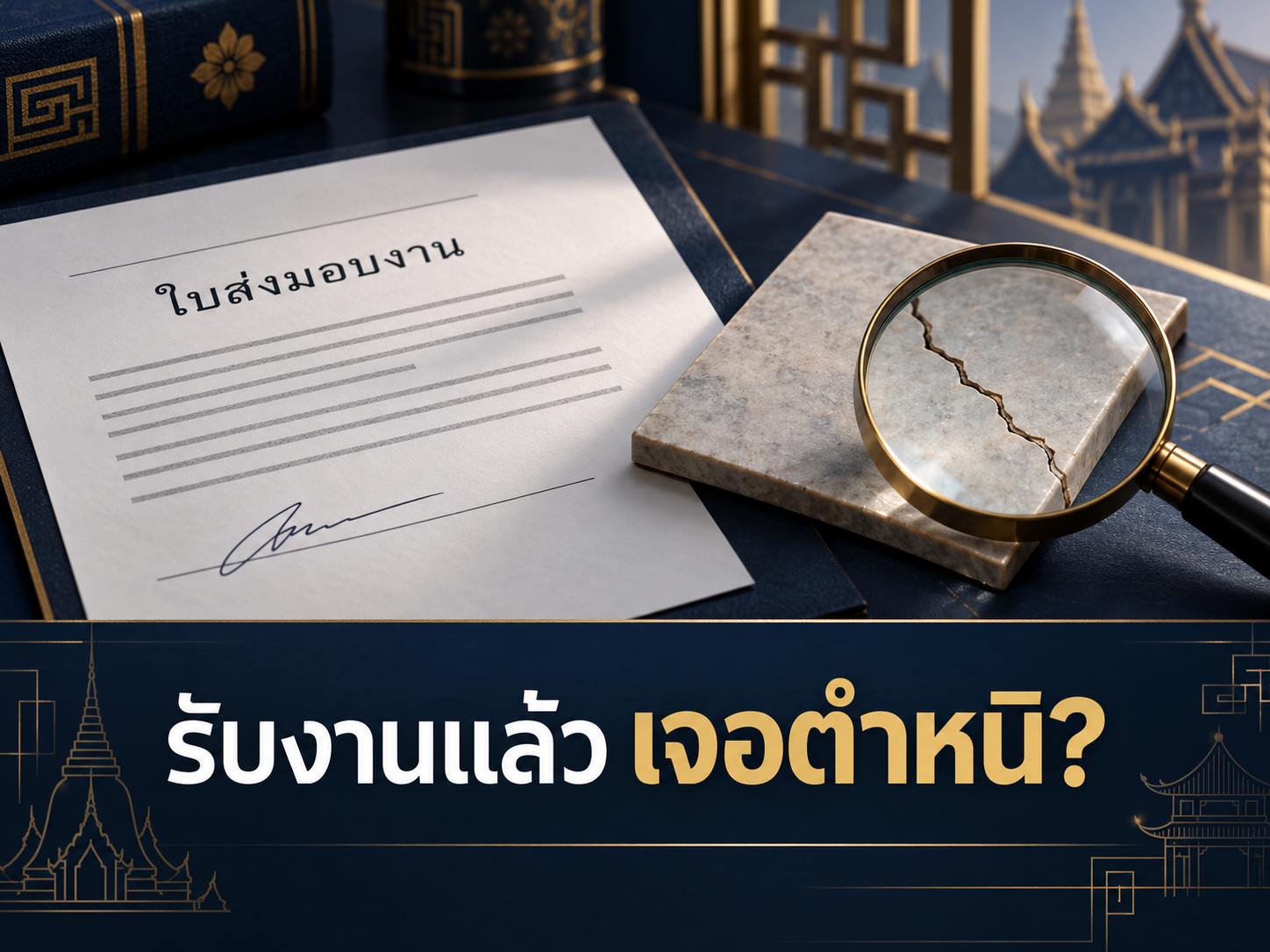 ตรวจรับงานแล้วเจอข้อบกพร่อง ยังเรียกให้แก้ได้ไหม