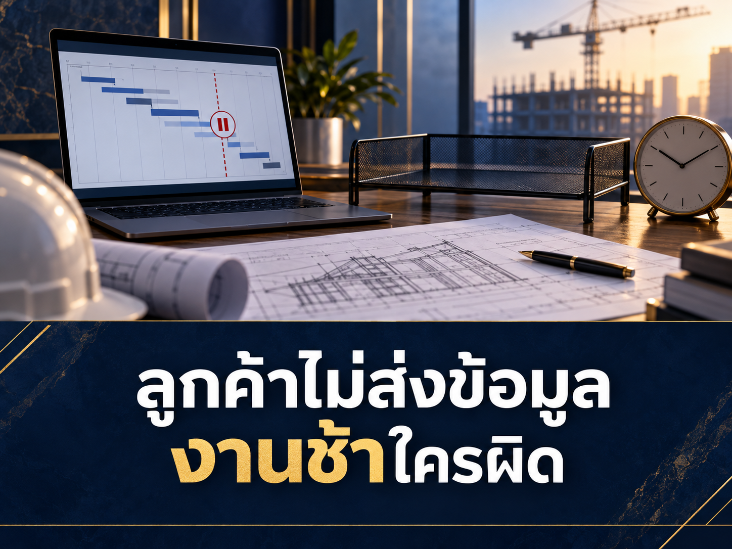 ลูกค้าไม่ส่งข้อมูลจนงานช้า ผู้รับจ้างต้องรับผิดไหม