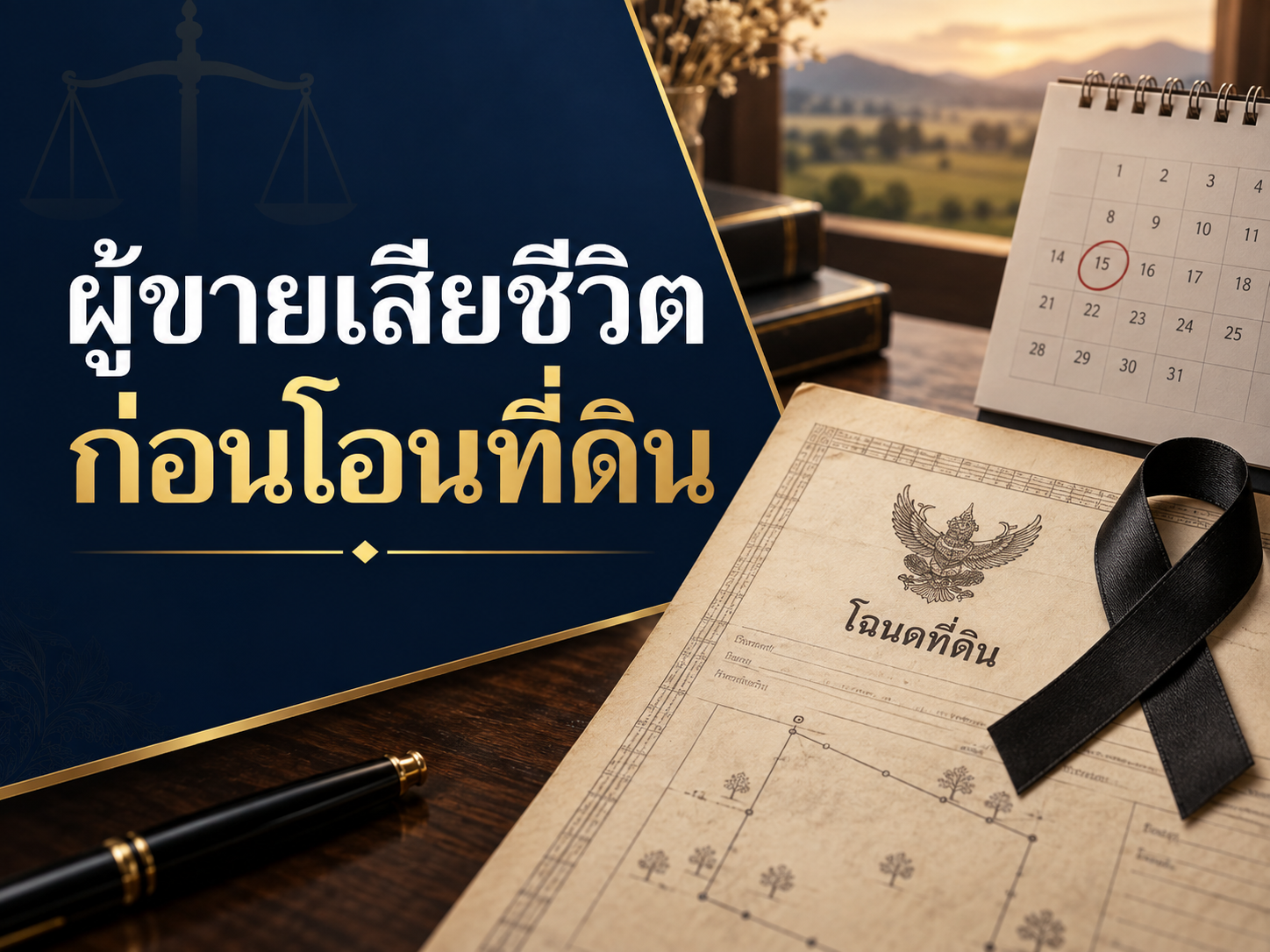 ผู้ขายที่ดินเสียชีวิตก่อนวันโอน ผู้ซื้อต้องทำอย่างไร