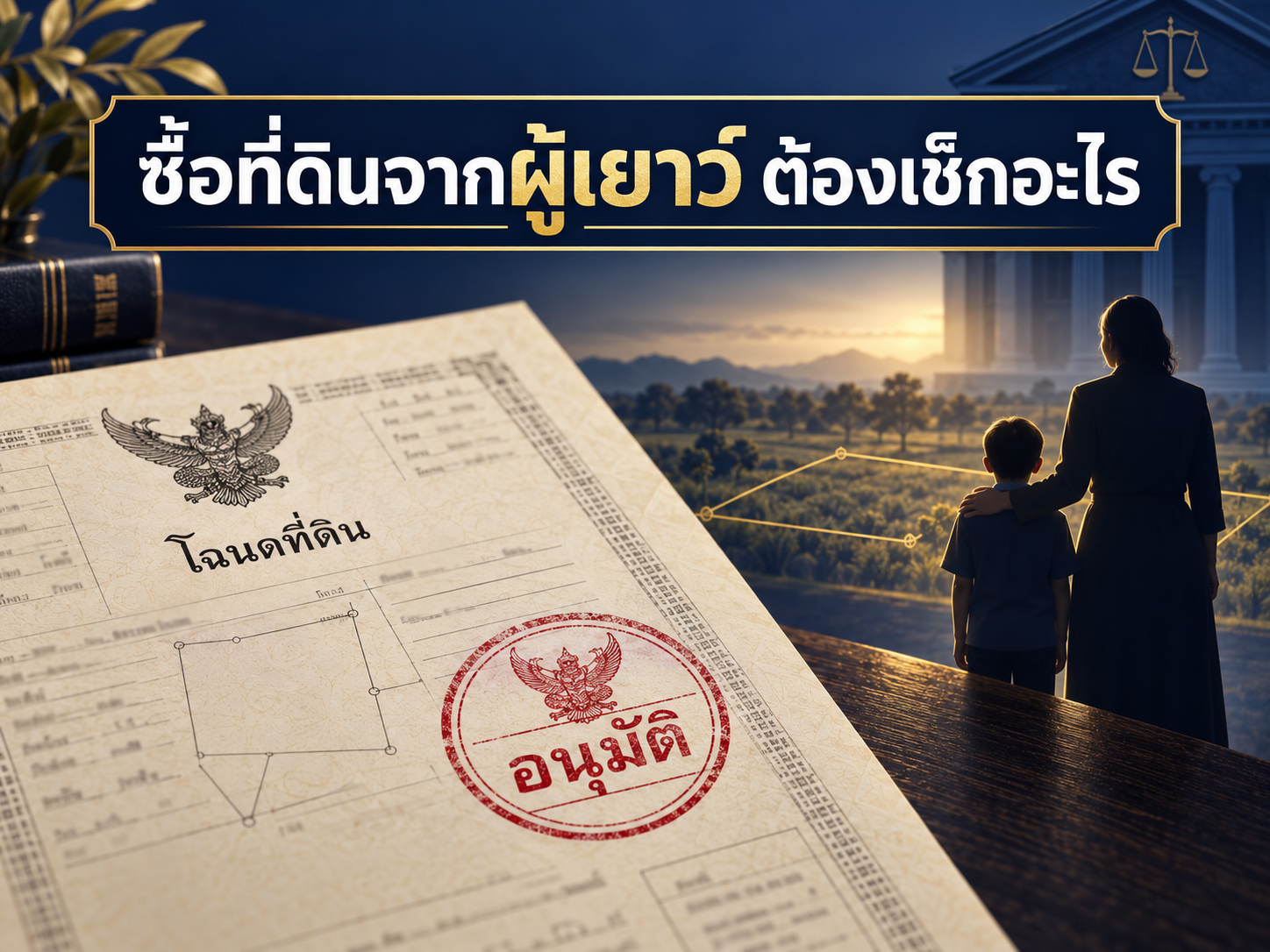 ซื้อที่ดินจากผู้เยาว์ ต้องขออนุญาตศาลไหม