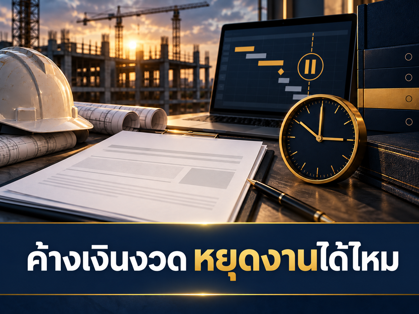 ลูกค้าค้างจ่ายเงินงวดก่อน ผู้รับจ้างหยุดงานได้ไหม