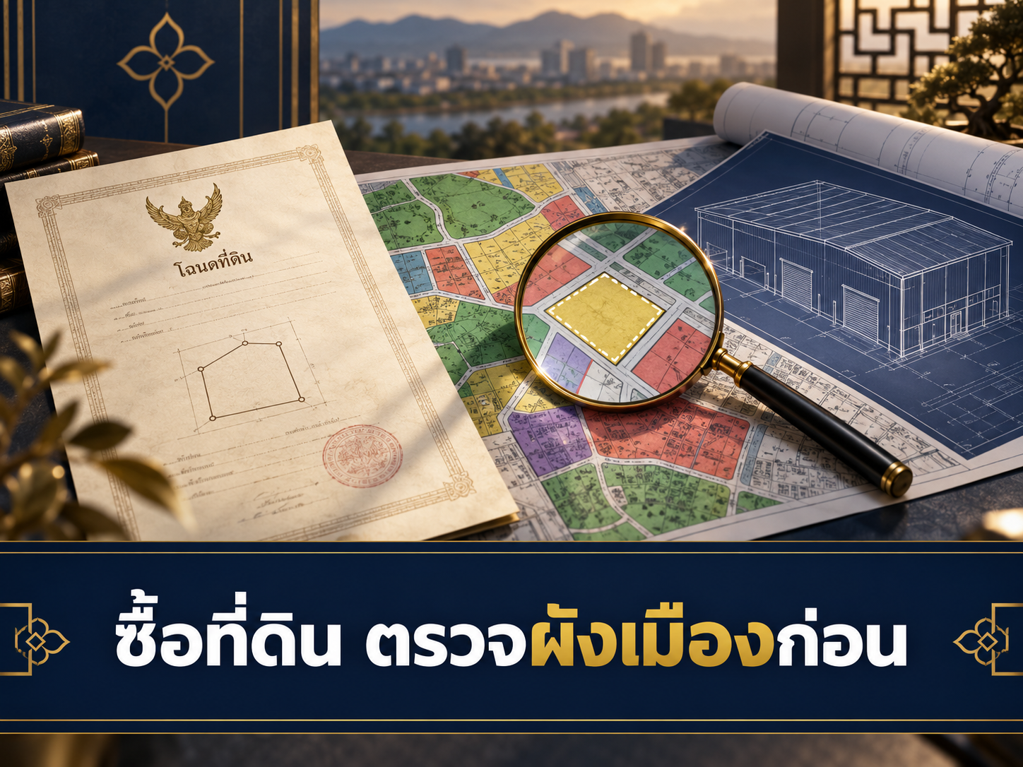 ตรวจผังเมืองก่อนซื้อที่ดินทำโกดัง ต้องทำอย่างไร