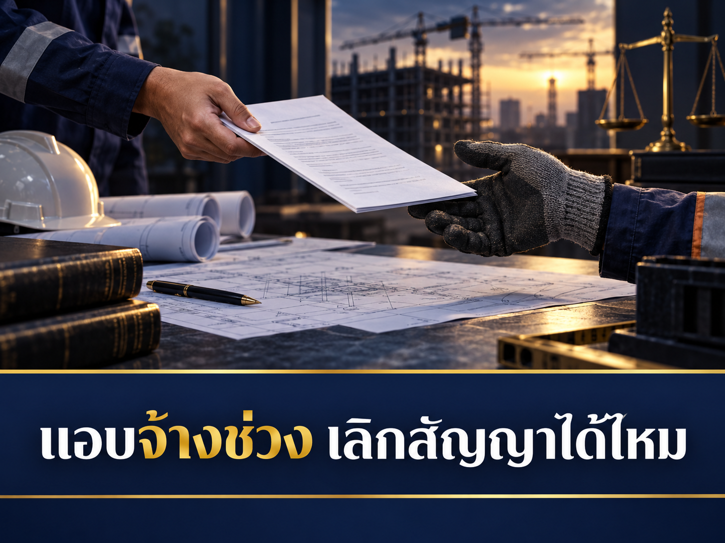ผู้รับเหมาจ้างช่วงโดยไม่บอกเจ้าของงาน เลิกสัญญาได้ไหม
