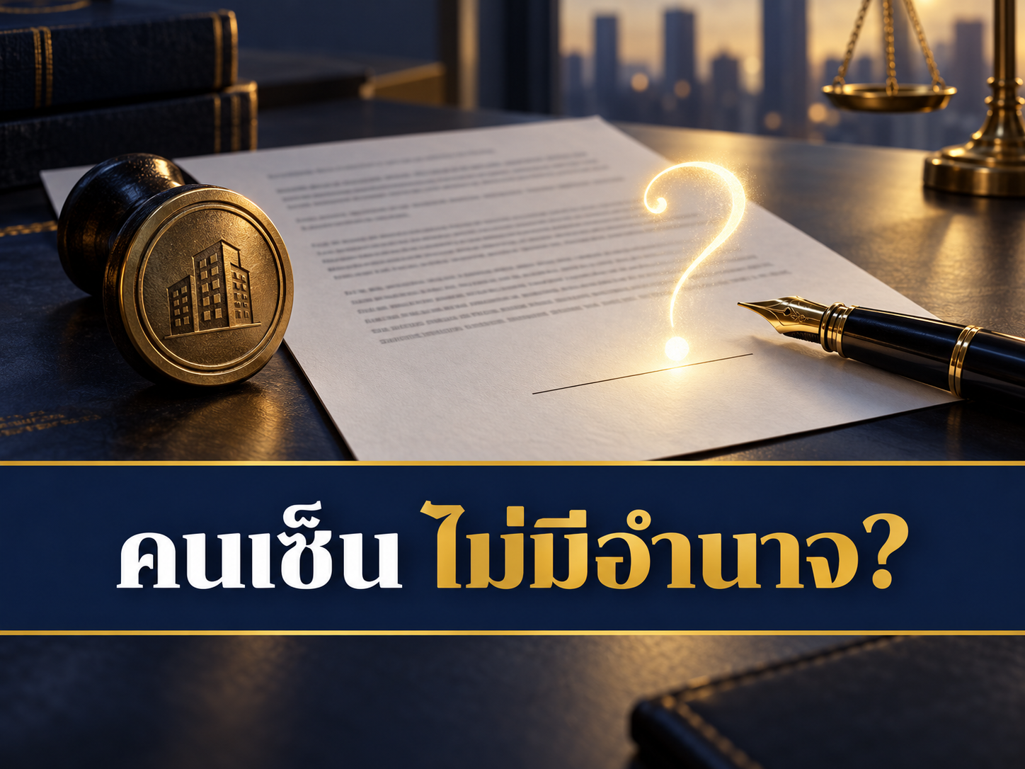 พนักงานเซ็นสัญญาแทนบริษัทโดยไม่มีอำนาจ บริษัทต้องรับผิดไหม
