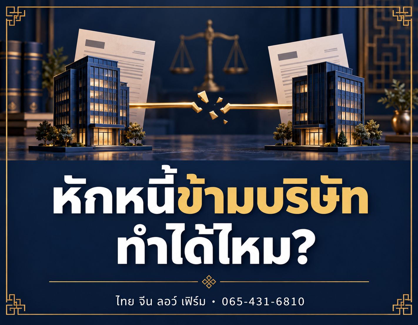 คู่ค้าหักหนี้ข้ามบริษัทในเครือ ทำได้ไหม