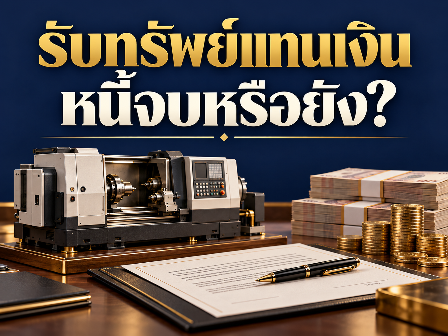 รับทรัพย์แทนเงินชำระหนี้ ต้องตรวจอะไรก่อนเซ็น