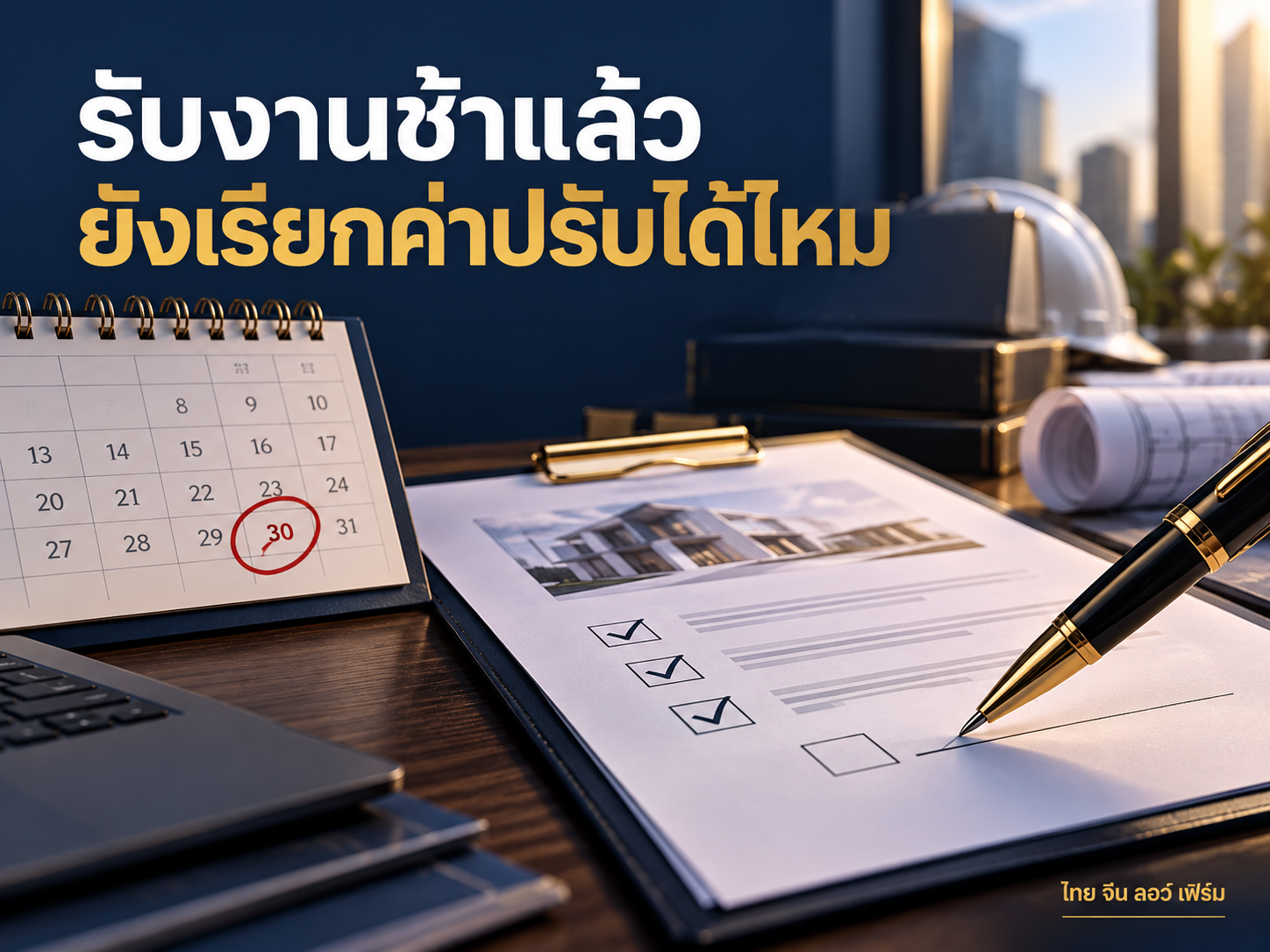 รับงานล่าช้าแล้ว ยังเรียกค่าปรับได้ไหม