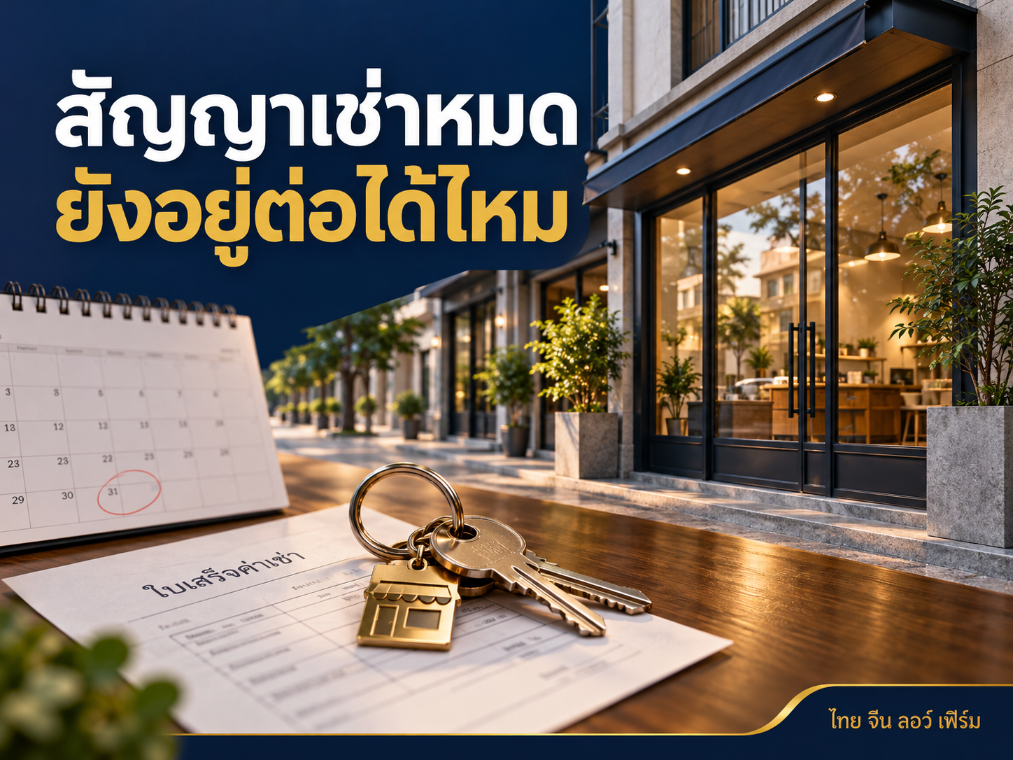 สัญญาเช่าร้านหมดแล้ว ยังอยู่ต่อ ถือว่าต่อสัญญาไหม
